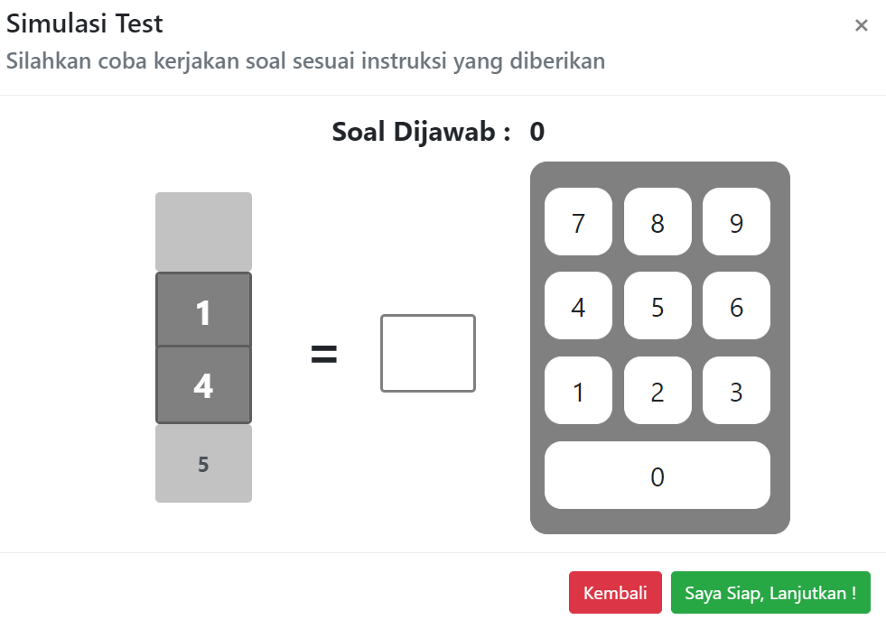 Spesifikasi Tes KRAPAL