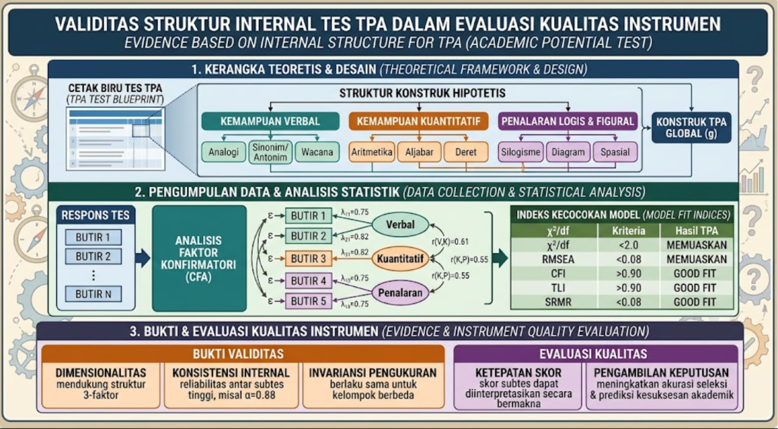 validitas struktur Tes TPA